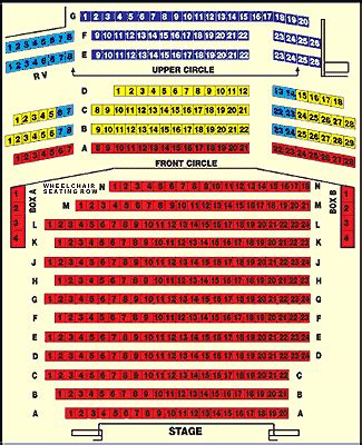 Princess Theatre, Hunstanton | Seating Plan, view the seating chart for the Princess Theatre