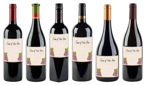 6 Free Printable Wine Labels You Can Customize | LoveToKnow