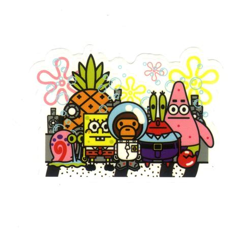 Bape wallpapers, Graffiti characters, Spongebob