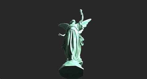 ArtStation - Angel of Light Statue | Game Assets