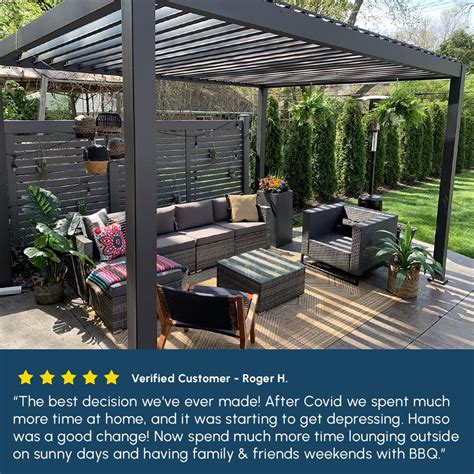 Hansø Aluminum Pergola Kit | Aluminum pergola, Pergola kits, Pergola