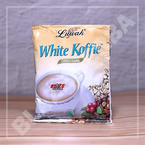 Jual KOPI BUBUK LUWAK WHITE KOFFIE ORIGINAL 20 GR /RENTENG (10 SACHET) | Shopee Indonesia