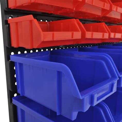 Wall Mounted Plastic Storage Bin Set | Complete Storage Solutions