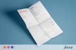 Clear Invoice Template - Dune