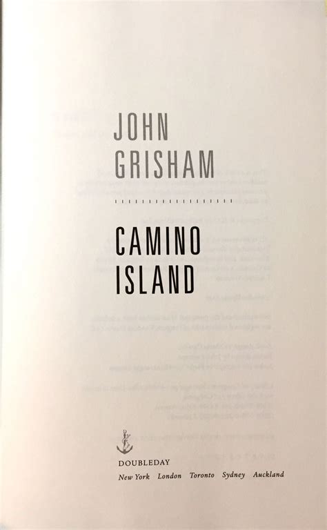 Camino Island | John Grisham | First Edition