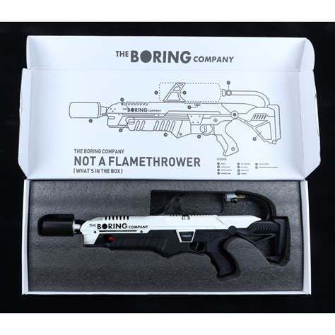 The Boring Company "Not A Flamethrower" With Original Box and Manual | Pristine Auction