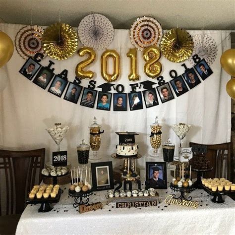 High School Graduation, Graduation Party Decorations, Graduation Party Decor, Class of 2019 P ...