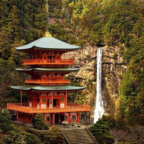 Nachi Falls, Japan 📷 by Jason Arney | Amazing places on earth, The good place, Beautiful places