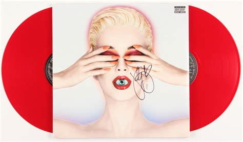 Katy Perry Signed "Witness" Vinyl Record Album Cover (JSA COA) | Pristine Auction