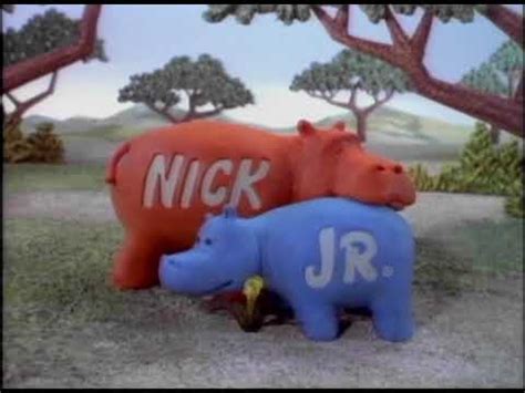 Nick Jr ID:Hippo/Aligator (1990-2003)/Nick Jr Productions Logo (1999 ...