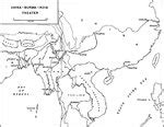 [Map] Map of the China-Burma-India Theater highlighting the Burma and Ledo Roads to Chungking ...