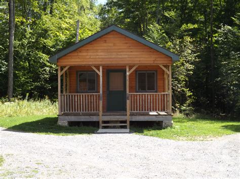 Allegany State Park -group camp 5. One of 2 single cabins available located at either end of the ...