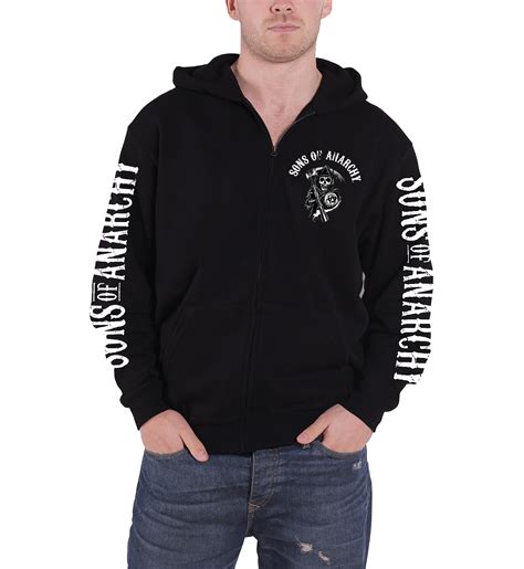 Sons Of Anarchy Hoodie Reaper SAMRCO Logo SOA crew Official Mens New