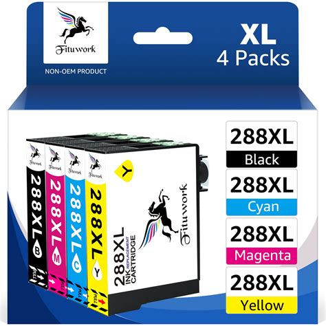 288XL 288 Ink Cartridges for Epson Printer Ink 288 288XL T288XL for ...