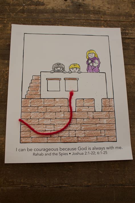 Rahab And The Spies Craft Printable