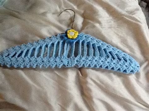 Crocheted hanger cover | Crochet, Crafts, Fashion