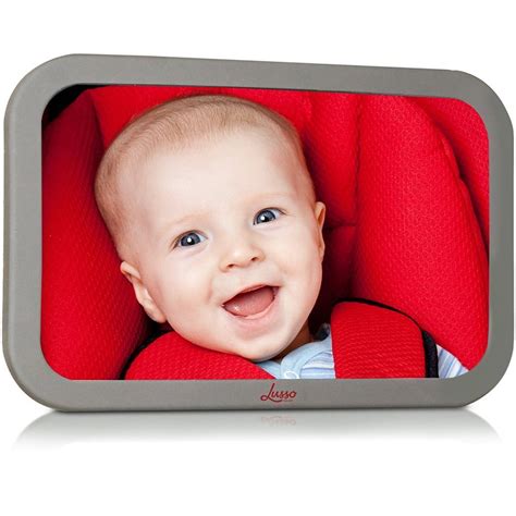 Lusso Gear Baby Mirror for Car - Largest and Most Stable Backseat ...