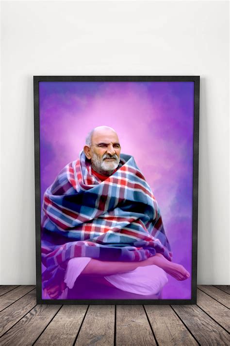 Neem Karoli Baba Poster Neeb Karori Baba Print Maharaj Ji - Etsy