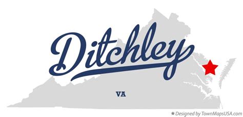 Map of Ditchley, VA, Virginia