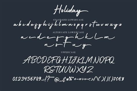 Holiday Font - All Free Fonts