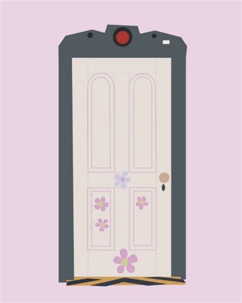 Printable Monsters Inc Boo's Door Flowers