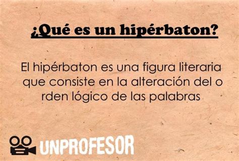 Qué es HIPÉRBATON en literatura - resumen fácil + EJEMPLOS!