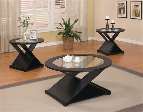3 PC Modern Black Coffee Table & End Table Set 701501 | Savvy Discount Furniture | Decoração ...