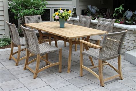 Wicker Outdoor Dining Table Chairs : Urhomepro Outdoor Patio Dining Set, 5 Piece Wicker Outdoor ...