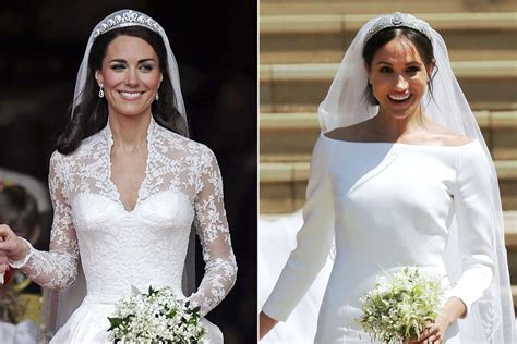 Meghan Markle and Kate Middleton's Wedding Gowns Named Most Popular