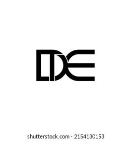 Dte Typography Letter Monogram Logo Design Stock Vector (Royalty Free) 2154130153 | Shutterstock