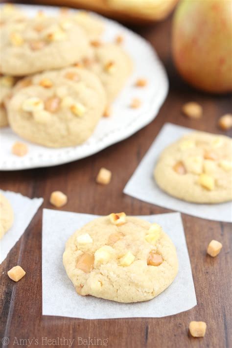 Caramel Apple Cookies | Amy's Healthy Baking