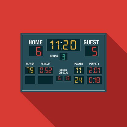 Hockey Scoreboard Icon Stock Illustration - Download Image Now ...