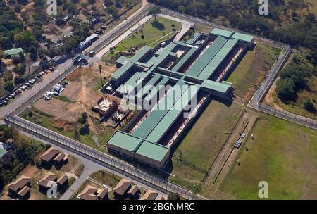 Aerial photo of Leeuwkop Prison Stock Photo - Alamy