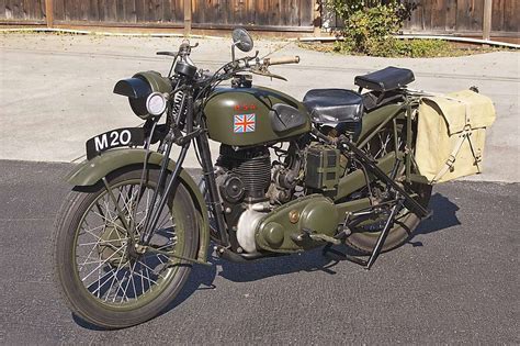 1940 BSA M20 military motorcycle