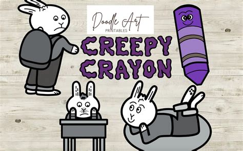 The Creepy Crayon Clip Art Pack