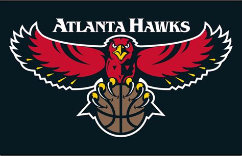 Atlanta Hawks Logo - Primary Dark Logo - National Basketball ...