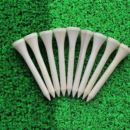 100pcs/Pack Professional Premium Wooden Golf Tees 54mm with Golf Ball ...