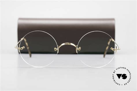 Glasses Lunor Classic Round GP Steve Jobs Glasses Rimless