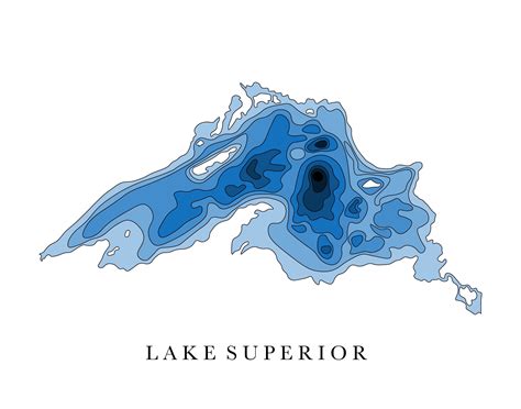 Lake Superior Depth Chart