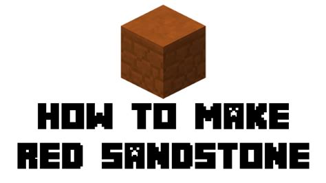 Minecraft Survival: How to Make Red Sandstone - YouTube