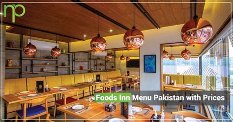 Foods Inn Menu Pakistan With Prices