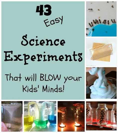 43 Science Experiments to BLOW Your Kid's Mind! | Science experiments ...