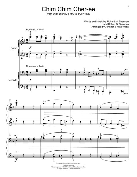 Chim Chim Cher-ee | Sheet Music Direct