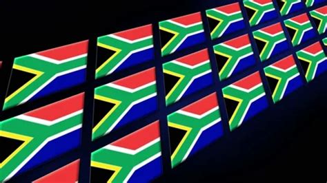 South Africa Flag Animated Background 3d... | Stock Video | Pond5