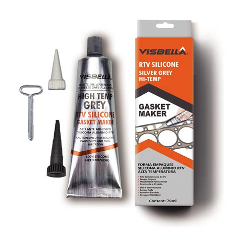 Visbella Grey RTV Silicone Sealant Waterproof - Silicone Sealant Waterproof and Silicone RTV