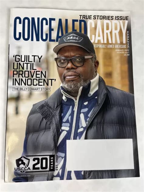 USCCA CONCEALED CARRY GUN MAGAZINE January 2023 - LIKE NEW TRUE STORYS EDITION! £3.93 - PicClick UK