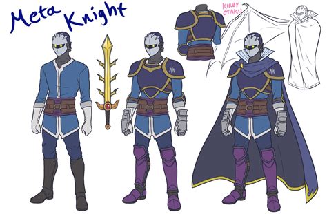 Human/Gijinka Meta-Knight (Art by Kirby-Otaku) : r/Kirby