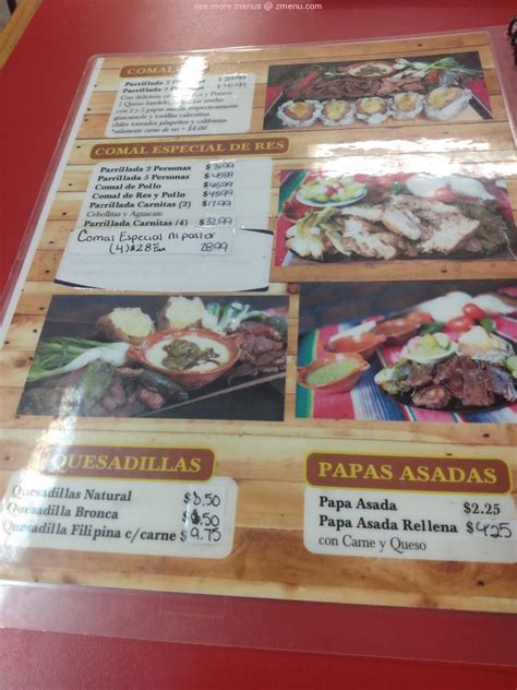 Online Menu of Tacos El Toro Bronco Restaurant, El Paso, Texas, 79930 - Zmenu