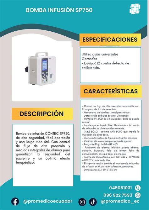 BOMBA DE INFUSIÓN CONTEC