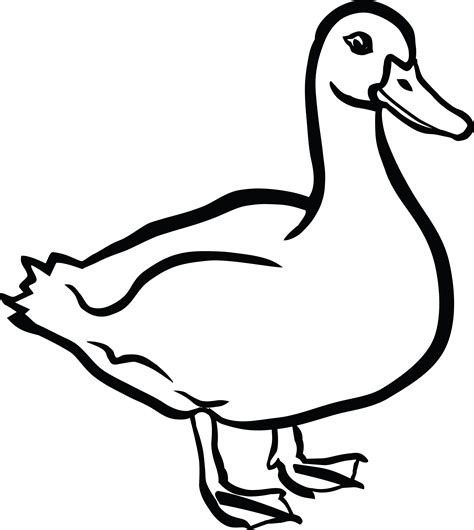 duck clipart black and white | Clip art, Clipart black and white, Black and white